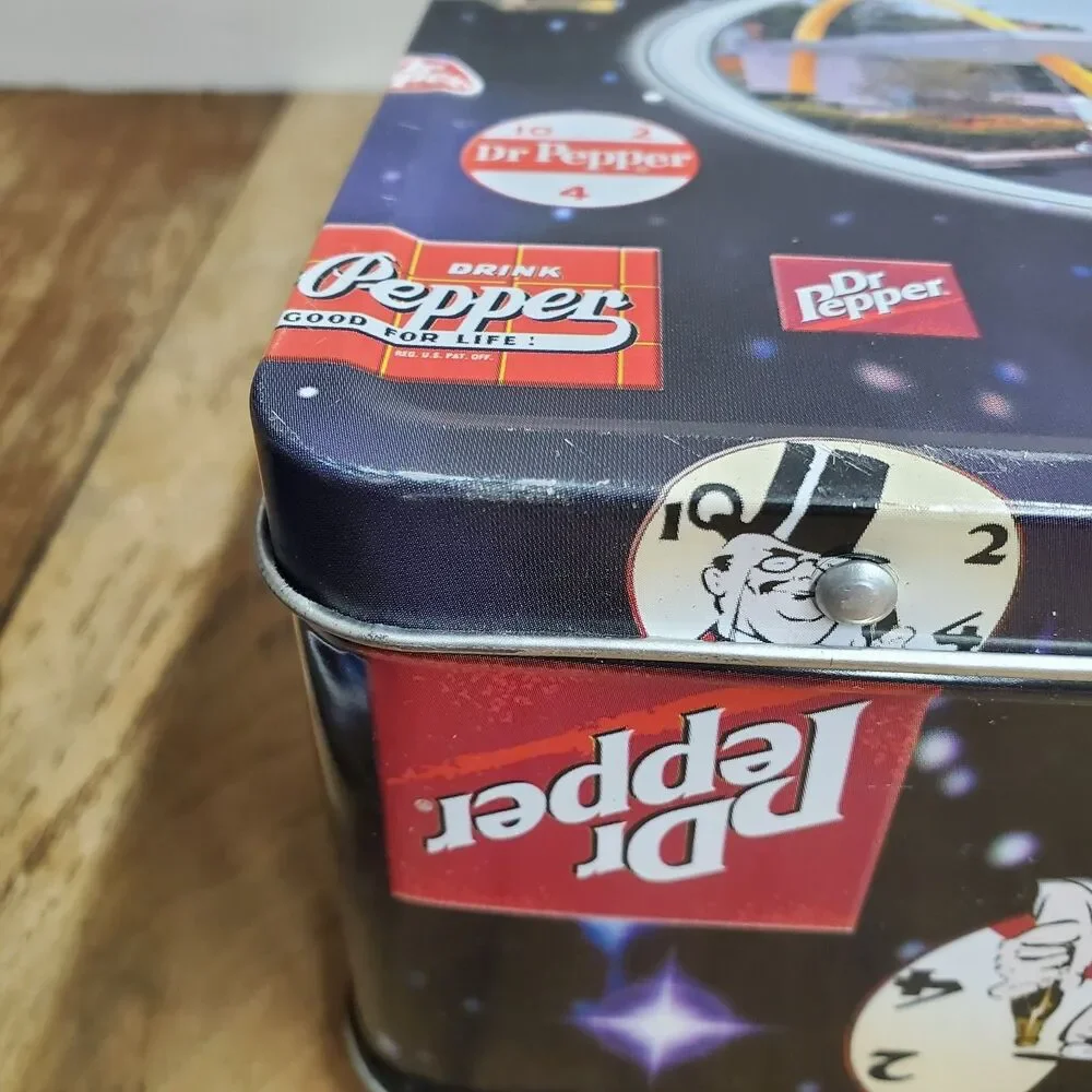 Vintage 2001 Dr Pepper McDonald's Metal Lunchbox Collectible Advertising Tin Box